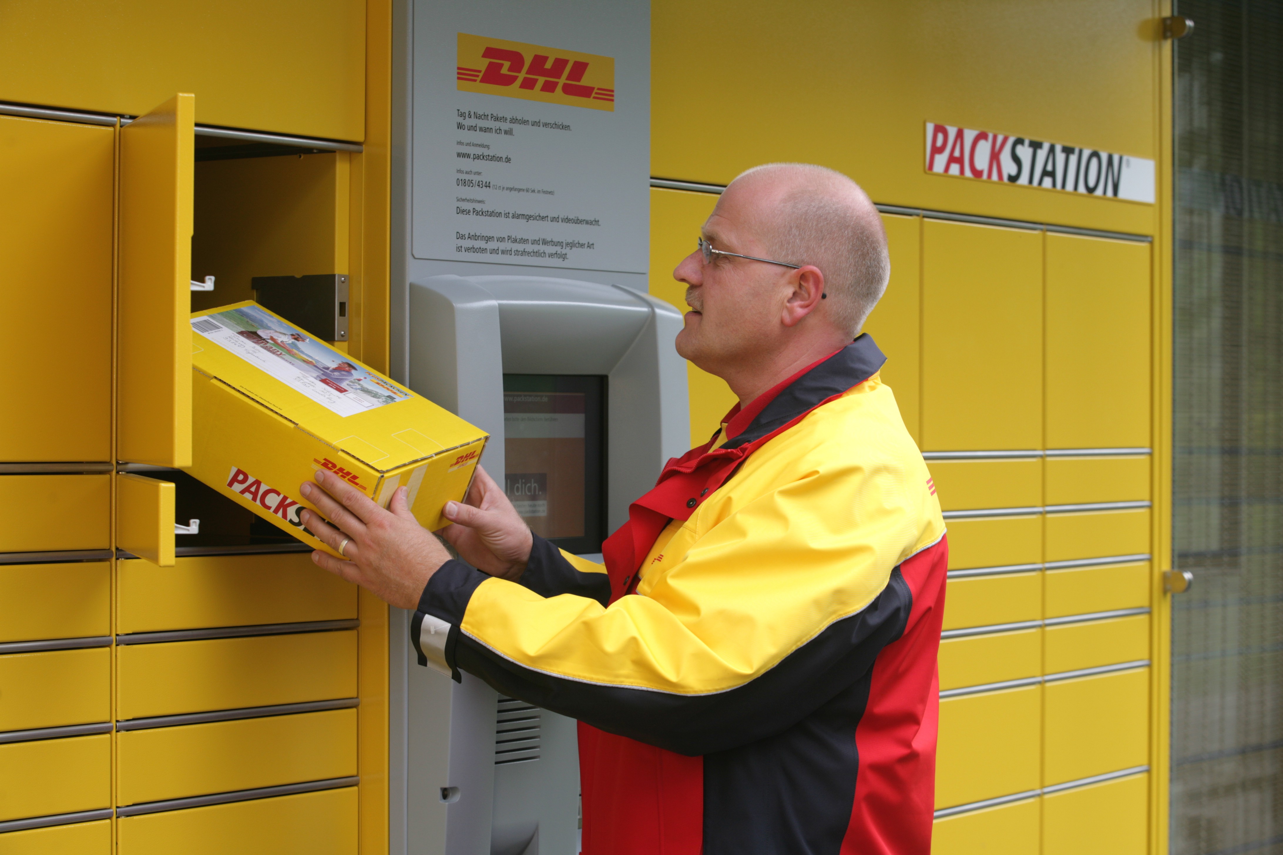 DHL kündig Paketlieferungen via Mail an