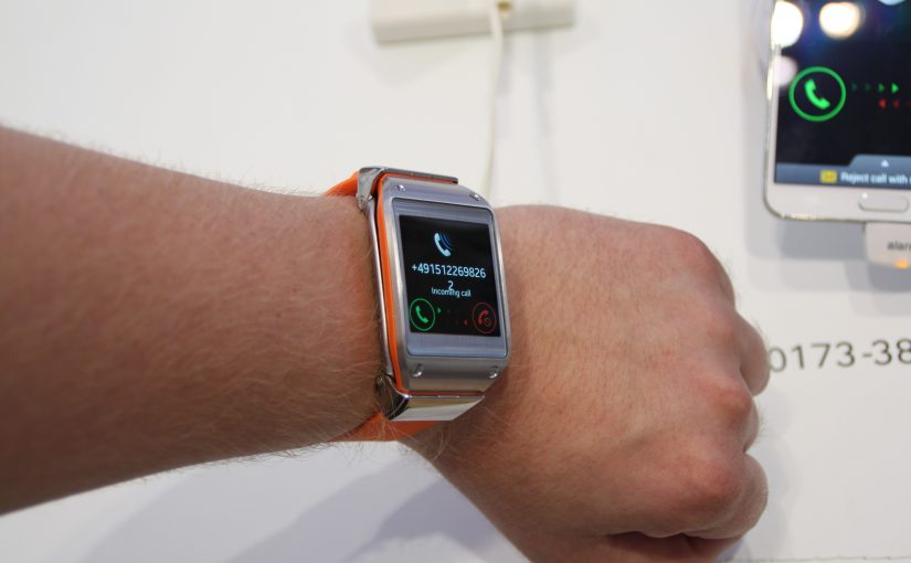 Samsung Galaxy Gear auf der IFA 2013 ausprobiert