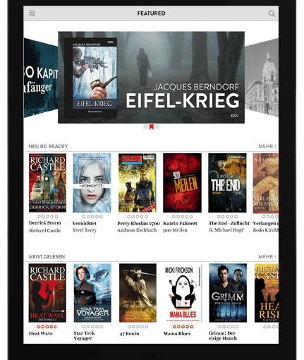 Readfy: Kostenlose eBook Flatrate mit iOS und Android App gestartet