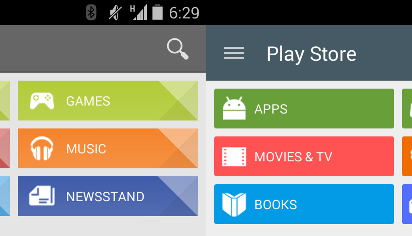 Play Store 5.0: Neue Bilder aufgetaucht