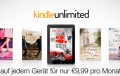 Kindle Unlimited: eBook Flatrate von Amazon verfügbar