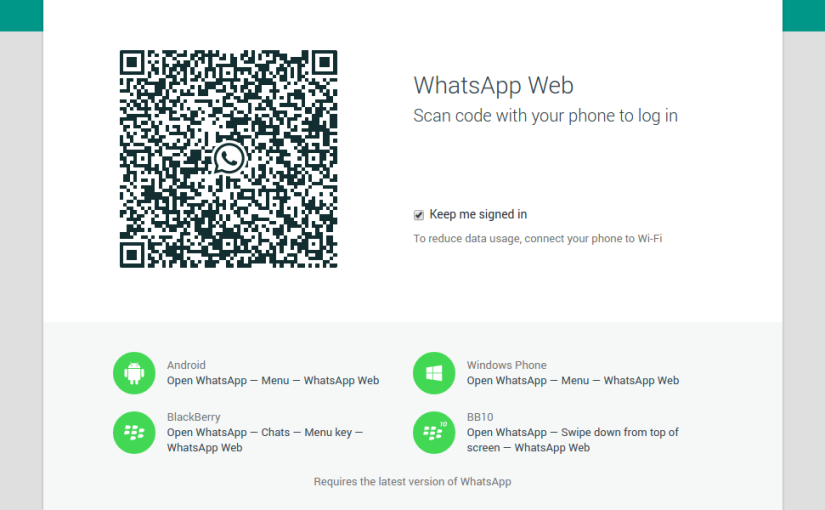 Endlich: Die WhatsApp-Webversion ist da.
