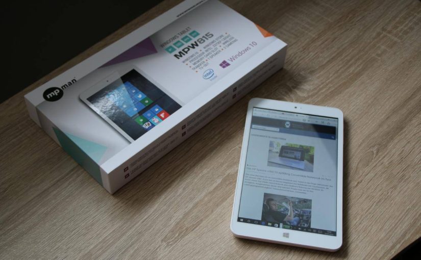 Im Test: „Windows 10“-Tablet MP Man MPW815