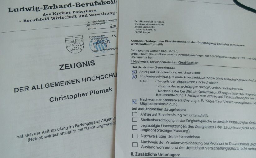 Ich war vorerst gescheitert