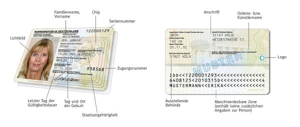 Beim personalausweisnummer ausweis wo neuen die steht personalausweisnummer rumänischer