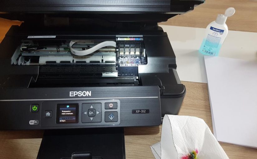 Epson Drucker eingetrocknete Druckköpfe behandeln