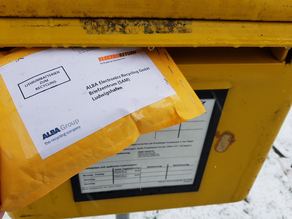 Elektroschrott kostenlos im Briefkasten entsorgen