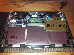 ASUS Zenbook UX32VD Innenleben