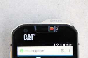 CAT S60 ObenFront, Bild 3