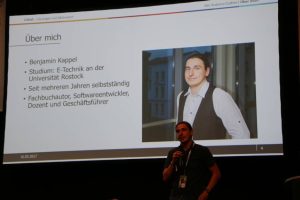 Maker faire berlin 2017 090 benjamin kappel ueber ihn