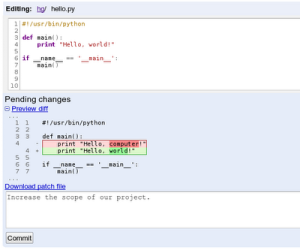 Google Code Quick Edit