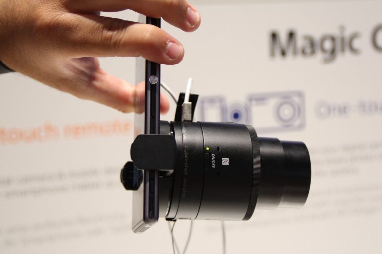 Sony cybershot qx100 seite smartphone