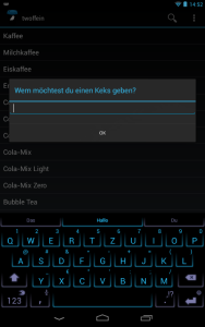 twoffein android app, Bild 7